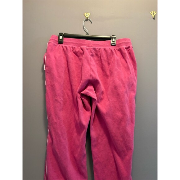 Nike Womens Sweatpants XL Pink Wide-Leg Drawstring Piped Athleisure - Picture 7 of 11